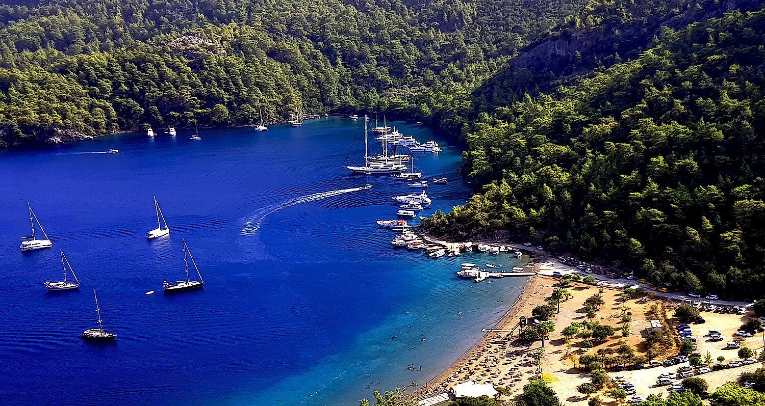 Coast side of City of Mugla